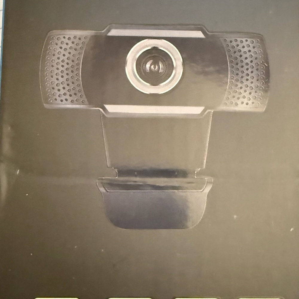 Sleek Black Webcam for Professional Use
